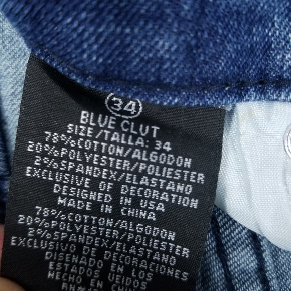 Blue Cult Denim men's jeans size 34×32 - Picture 3 of 10